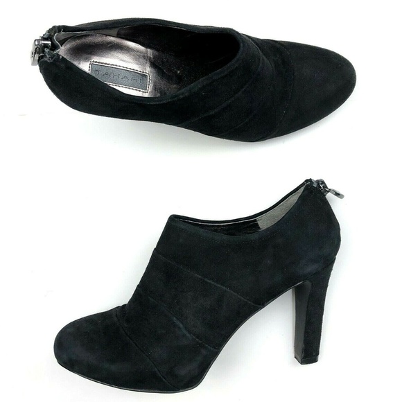 Tahari Shoes - Tahari Black Leather Ankle Boots